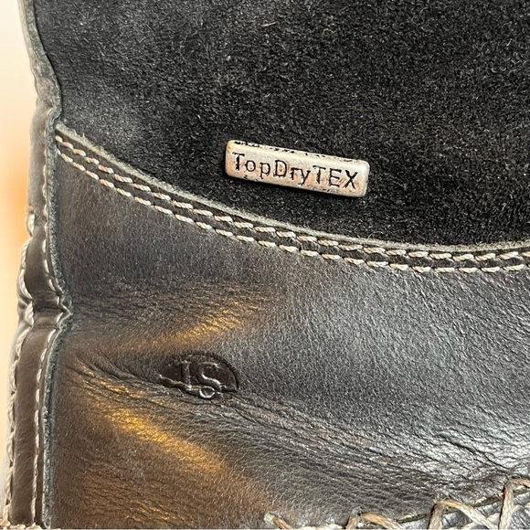 Josef Seibel Leather Zip Up Lined Winter Boots Size 37 / 7 - Picture 11 of 13